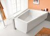 Sanplast Space Line Wanna trapezowa prawa+obudowa+stelaż+adapter z pokrywką WTP+kpl/SPACE 180x140+SP, 610-100-1370-01-000